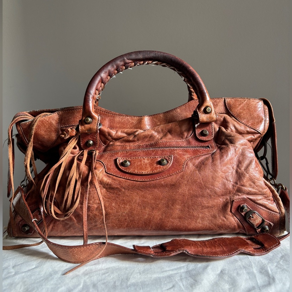 Balenciaga City Bag FW 2007 - Tabac Goatskin - Nicolas Ghesquière Era